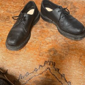 Dr Marten 1461 Derby black leather shoes